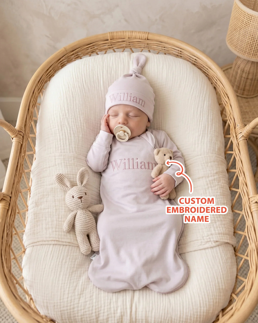 Personalized Embroidered Bamboo Sleep Bag