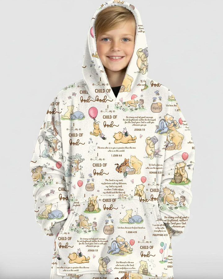 Child of God Whimsy Woodland Wearable Bamboo Blanket Hoodie