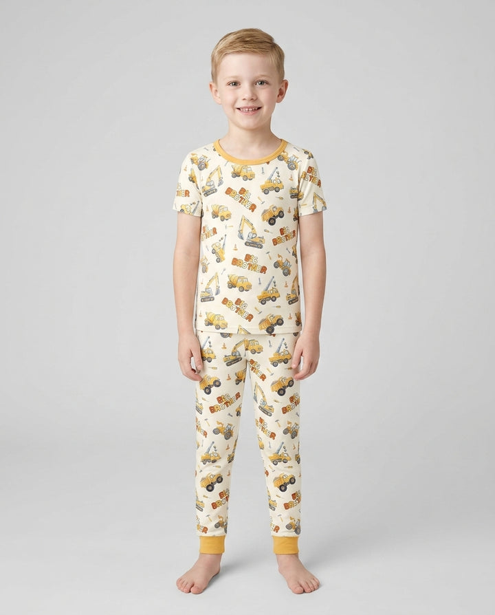 CUSTOM Template Bamboo Two Piece Short Sleeve Pyjamas Set