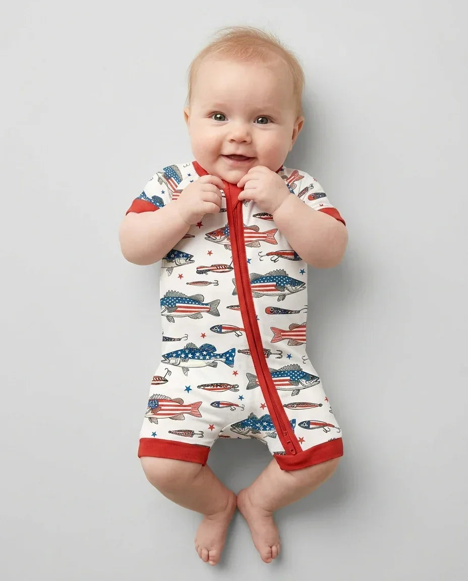 Hooked On Freedom Bamboo Shorty Zippy