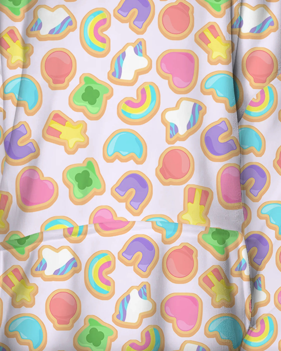 Lucky Marshmallow Cookies Bamboo Blanket Hoodie