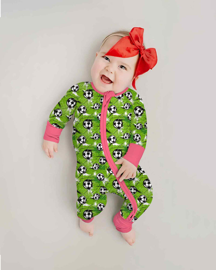 Green Soccer Energy Bamboo Convertible Zippy