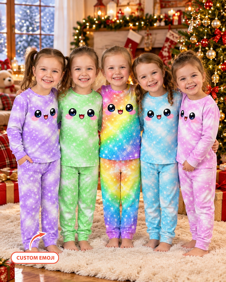 Cute Dumplings Emoji Gift For Squishy Hunter Bamboo Two Piece Long Sleeve Pajama Set
