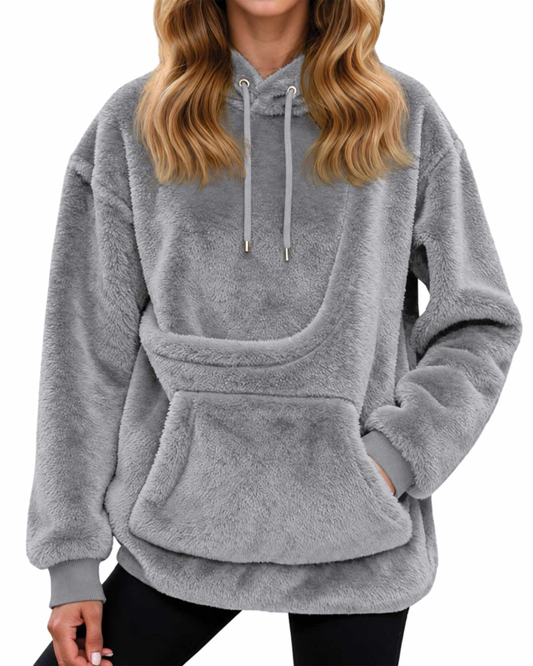 Oversized Pet Carrier Hoodie with Kangaroo Pocket