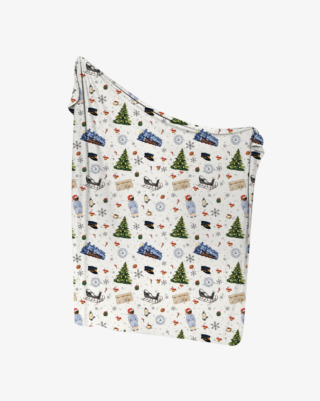 North Pole Adventure Bamboo Swaddle Blanket