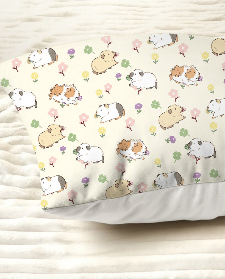 Guinea Pig Garden Bamboo Pillow Case