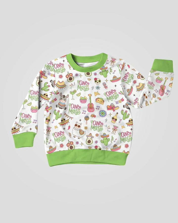 Cinco de Mayo Fiesta Bamboo Crewneck Sweatshirt