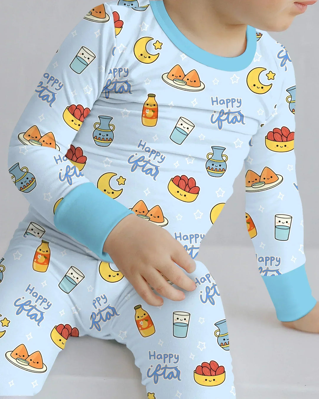 Iftar Party Bamboo Two Piece Long Sleeve Pajama Set