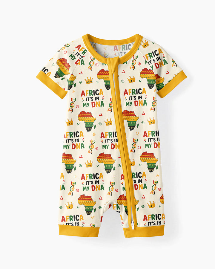 Africa It's In My DNA Bamboo Shorty Zippy