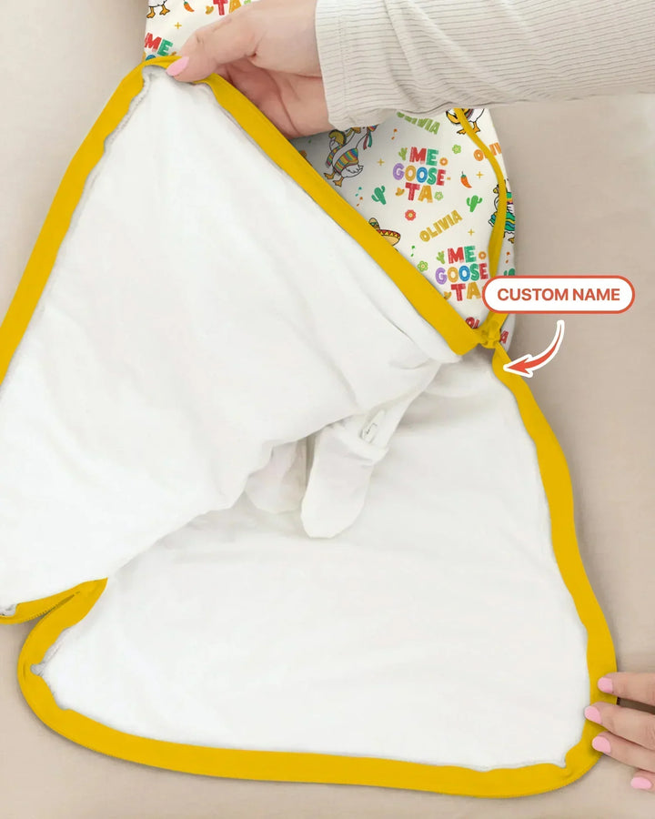 Custom name Me Goose-ta Bamboo Sleep Bag