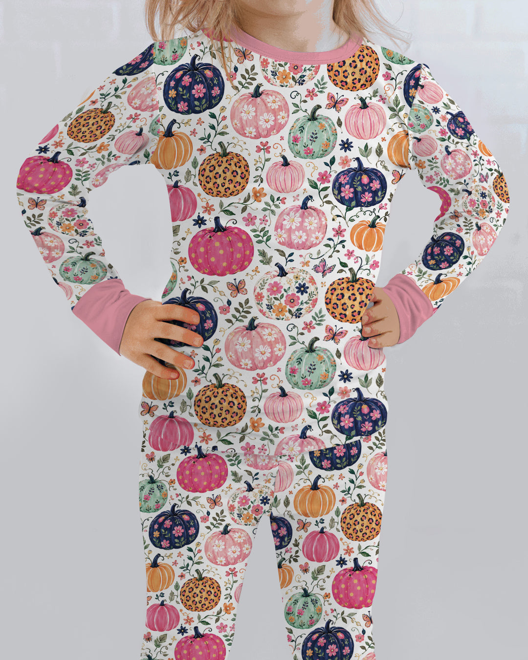 Template Bamboo Two Piece Long Sleeve Pyjamas Set