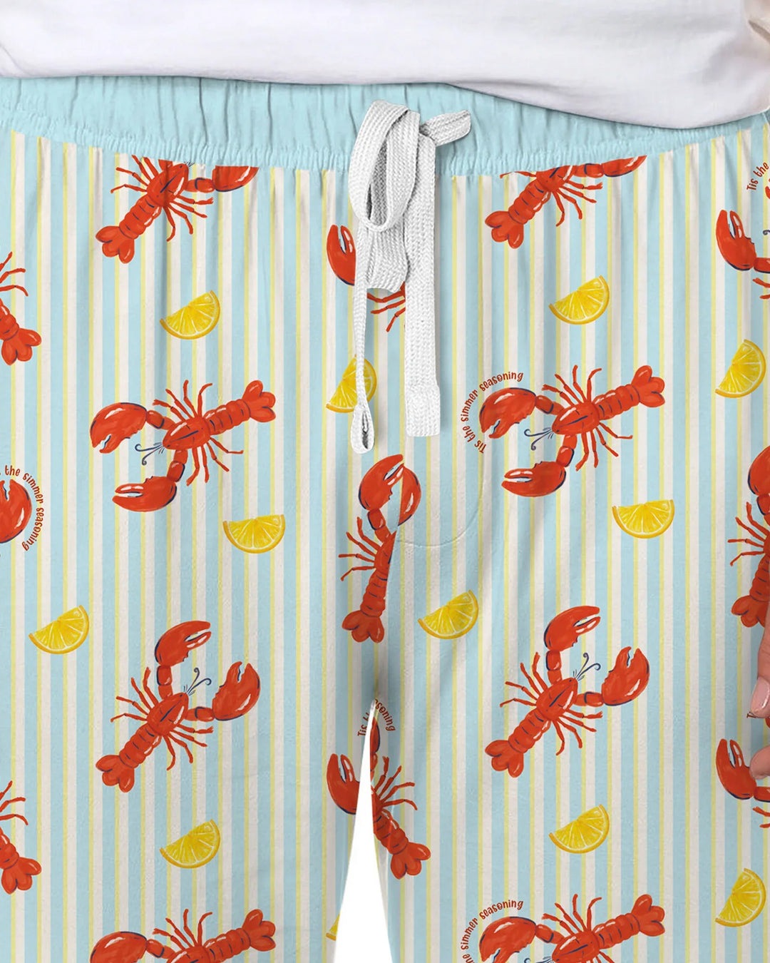 Crawfish Pinch Bamboo Men's Pajama Set