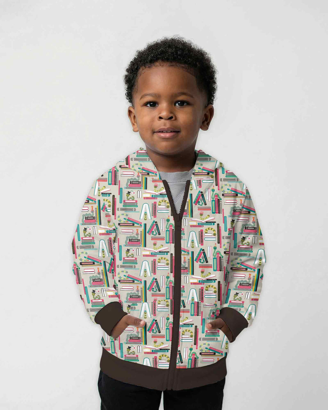 Bookworm Adventures Bamboo Zip Hoodie
