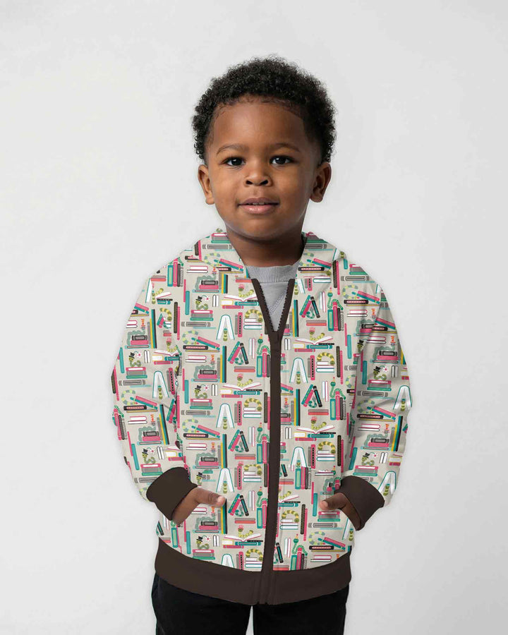 Bookworm Adventures Bamboo Zip Hoodie