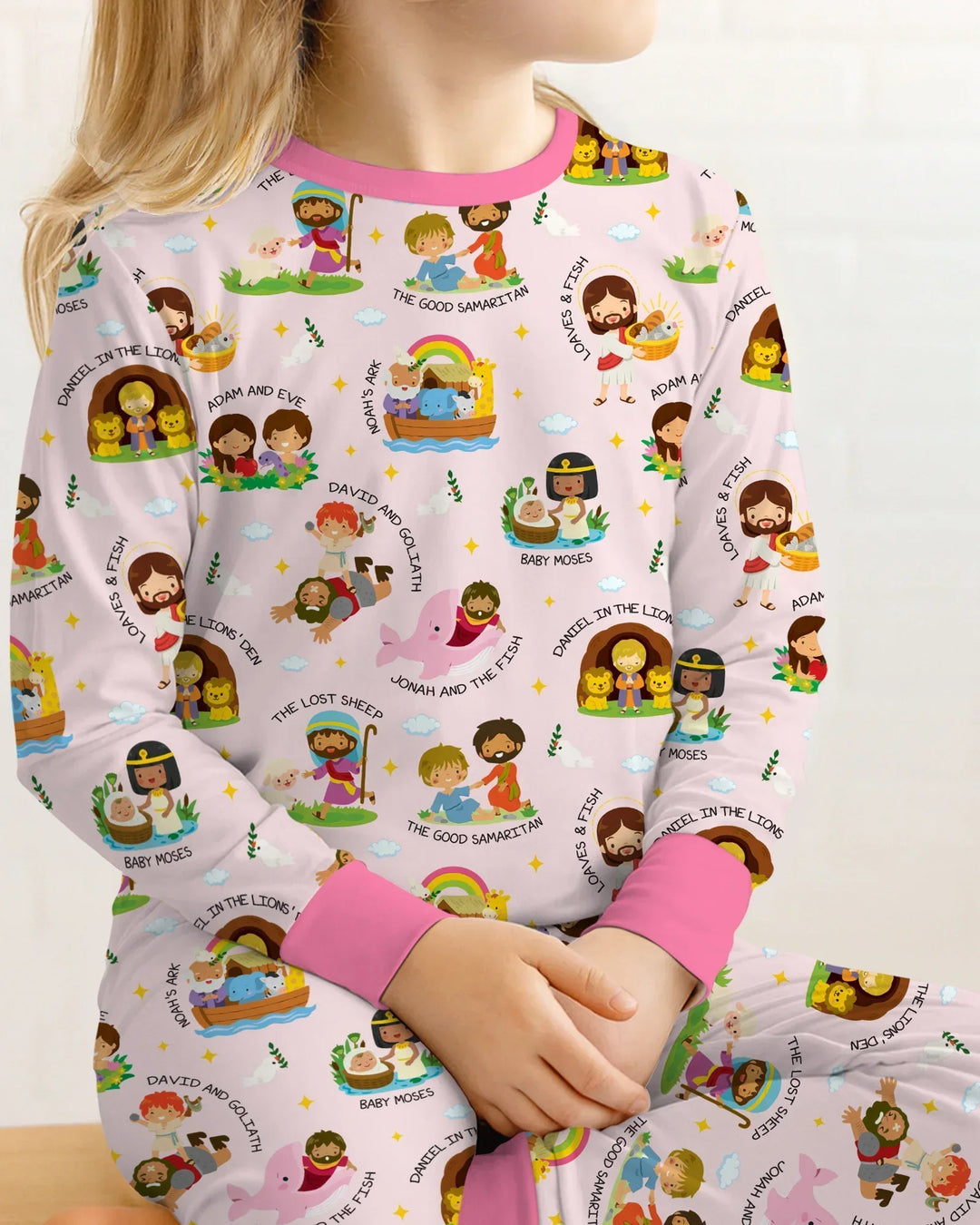 Bible Stories Bamboo Two Piece Long Sleeve Pajama Set