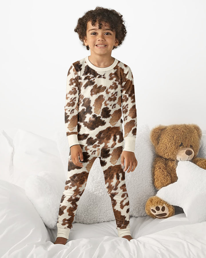 Template Bamboo Two Piece Long Sleeve Pyjamas Set