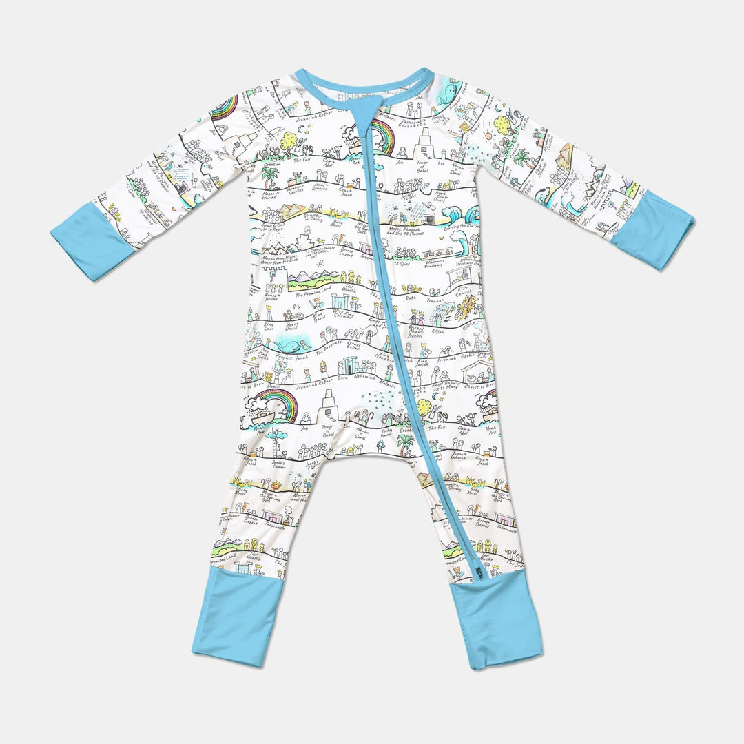 Bible Story Journey Family Matching Bamboo Convertible Zippy