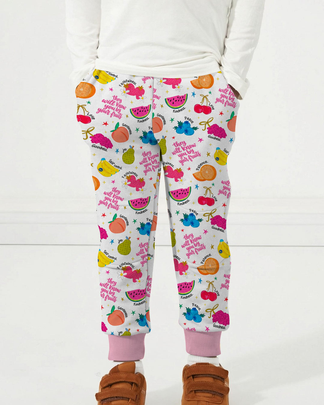They Will Know You By Your Fruits Bamboo Jogger