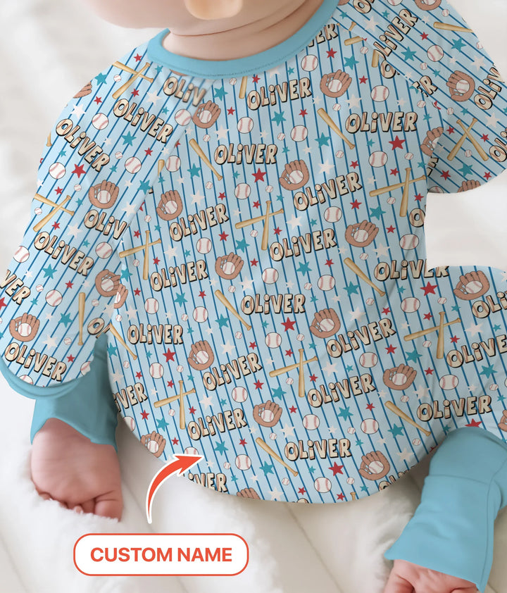 Custom name Little Baller Bamboo Convertible Zippy