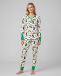 World Soccer Tournament Let's Go Mexico Family Matching Bamboo Women Pajama Set