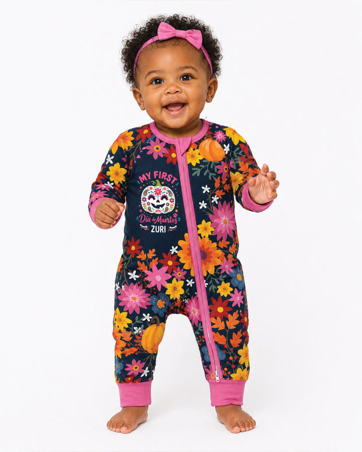 My first Dia de Muertos Bamboo Convertible Zippy