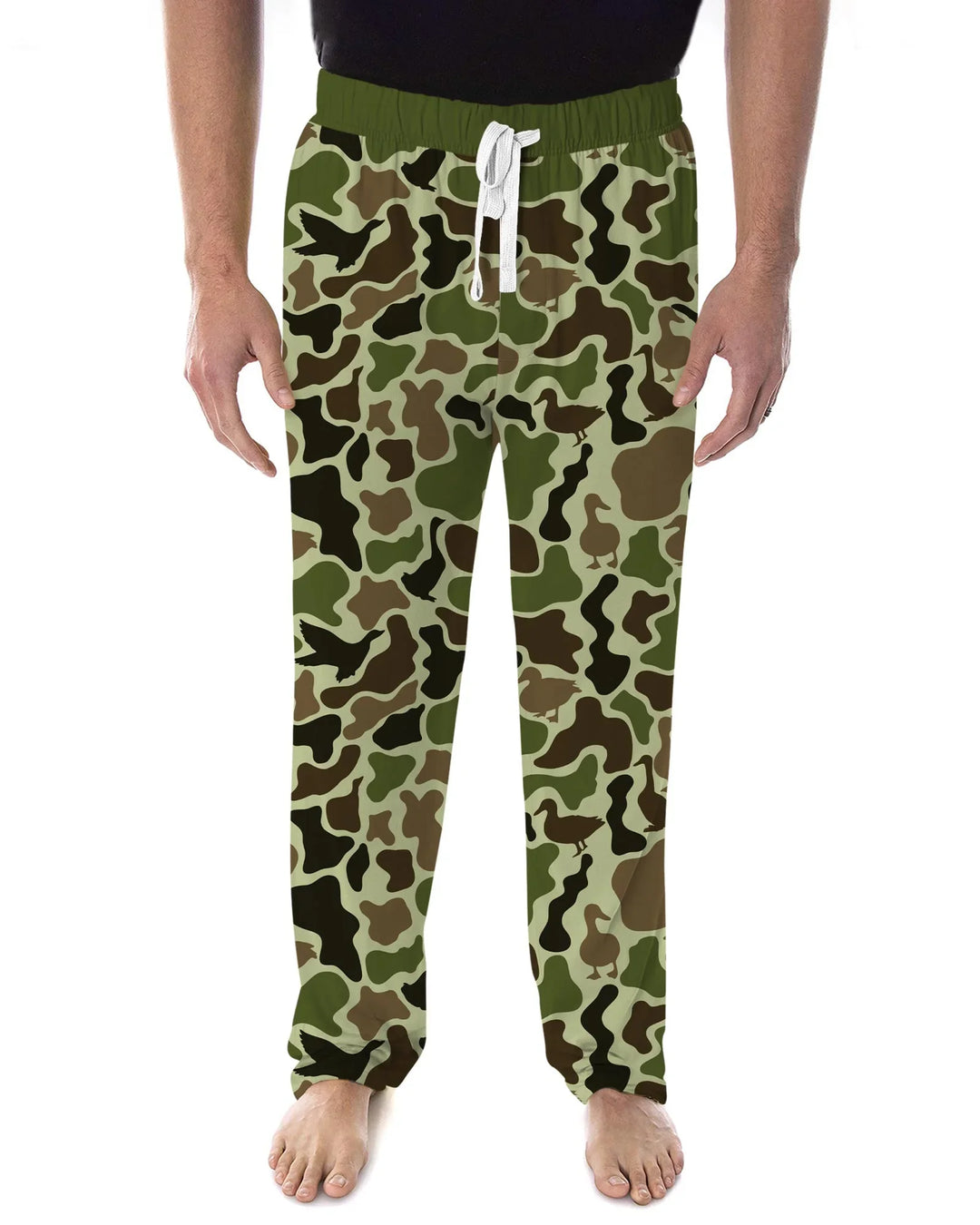 Mallard Duck Hunting Camouflage Men's Pajama Set