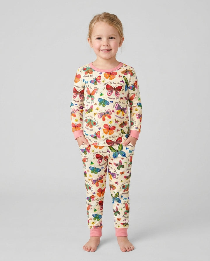 For I Know The Plans I Have For You Bamboo Two Piece Long Sleeve Pajama Set