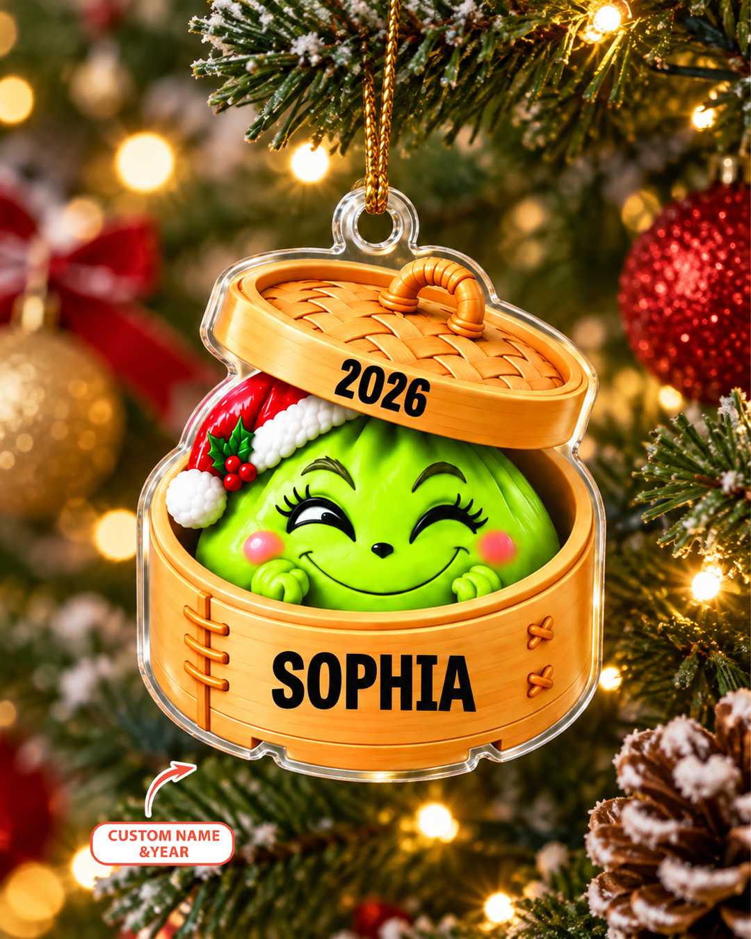 Squishies Family Acrylic Ornament