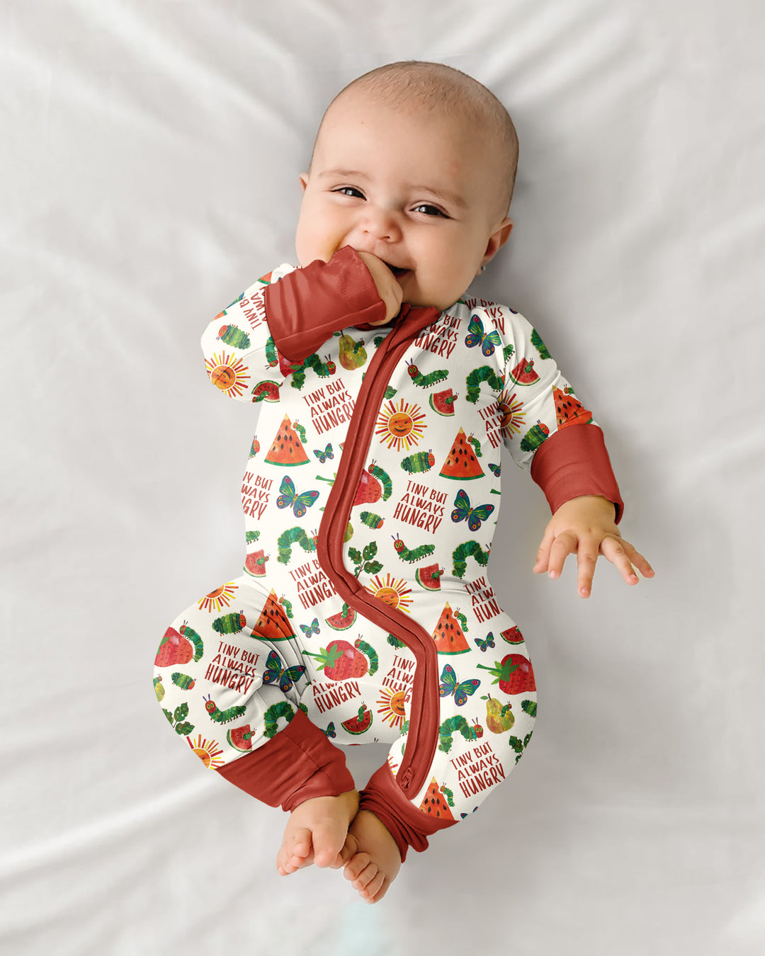 Tiny But Always Hungry Caterpillar Bamboo Convertible Zippy