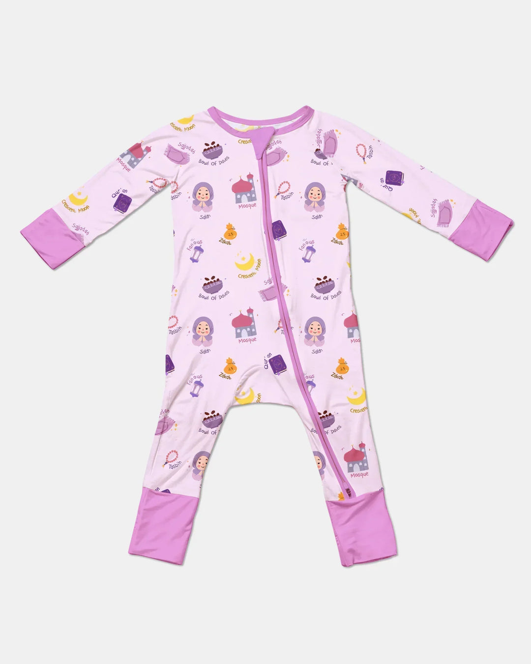 Cute Ramadhan Mubarak Bamboo Convertible Zippy