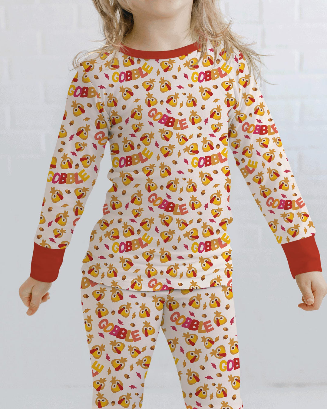 Gobble Gobble Bamboo Two Piece Long Sleeve Pajama Set
