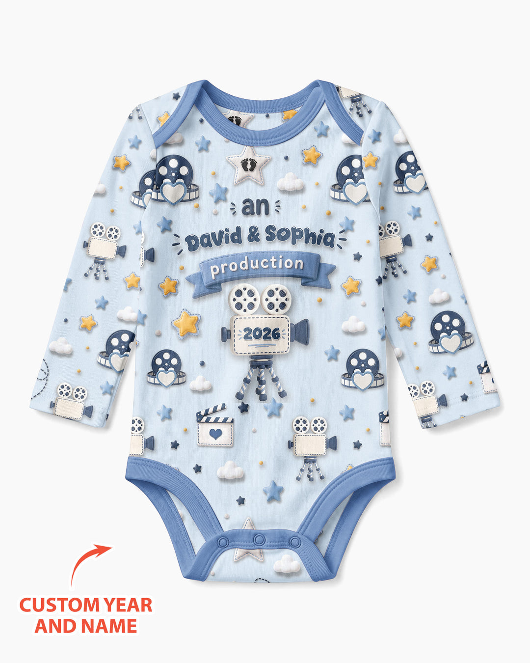 Movie Clapper Bamboo Bodysuit