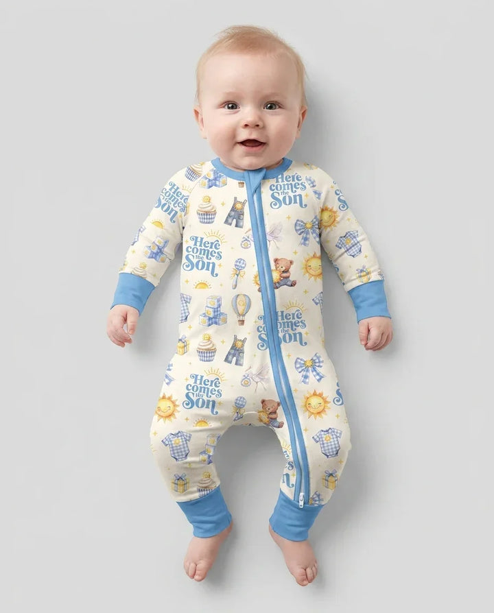 Here Comes The Son Baby Shower Bamboo Convertible Zippy