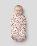 First Father's Day Daddy Bear Family Matching swaddle blanket