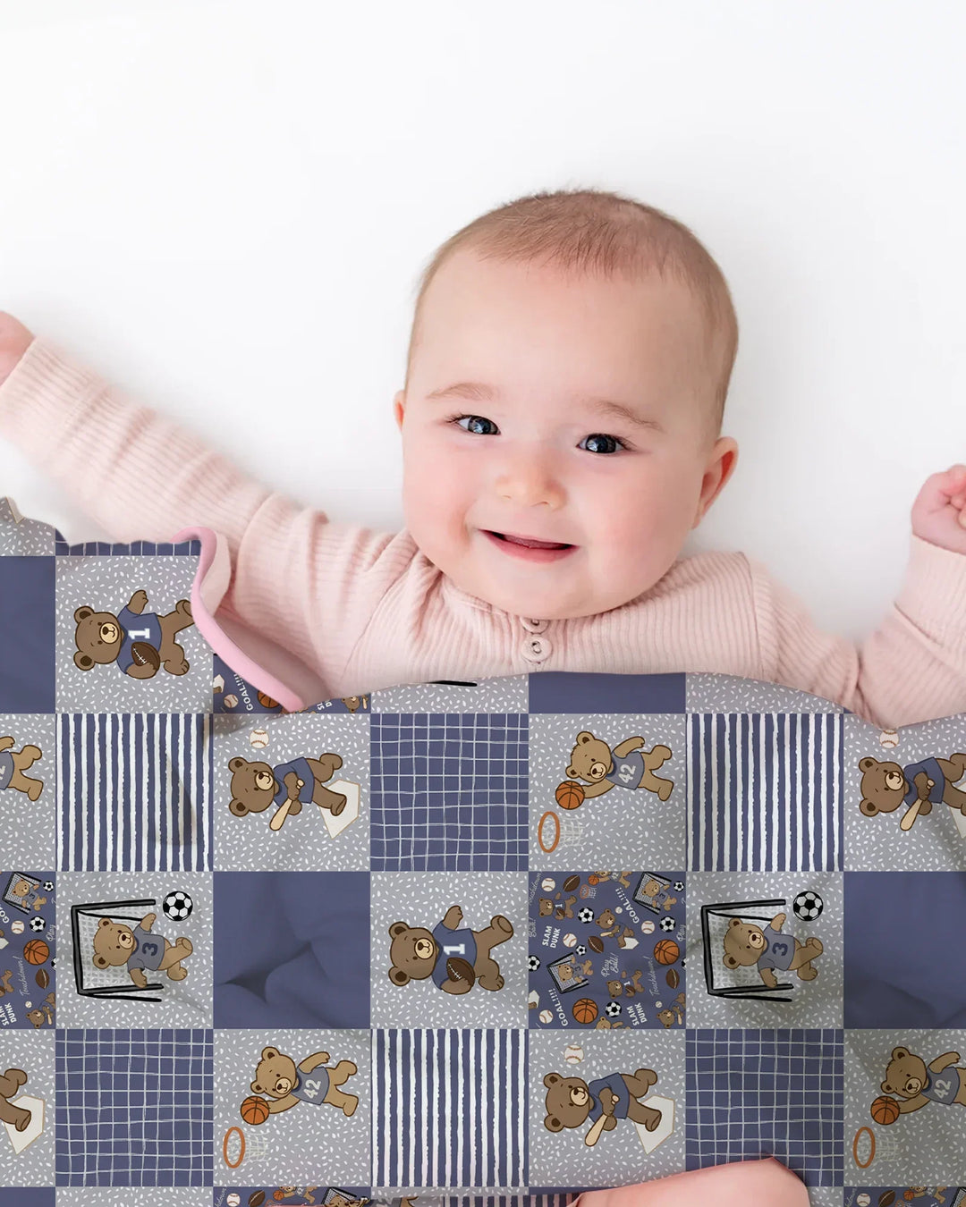 Game Day Teddy Bamboo Blanket