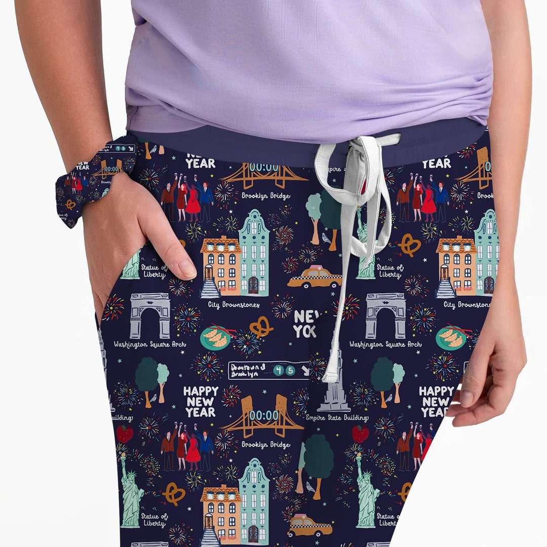 New York New Year Eve Bamboo Women Pajama Set