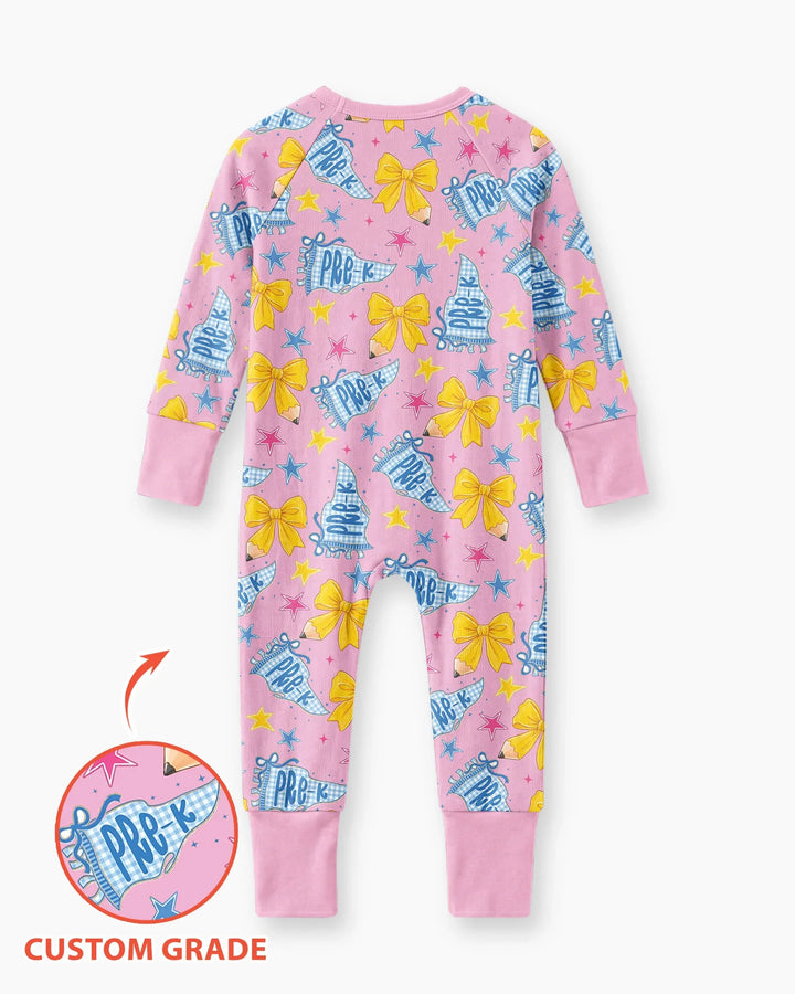Pencil Bow Back To School Bamboo Convertible Zippy