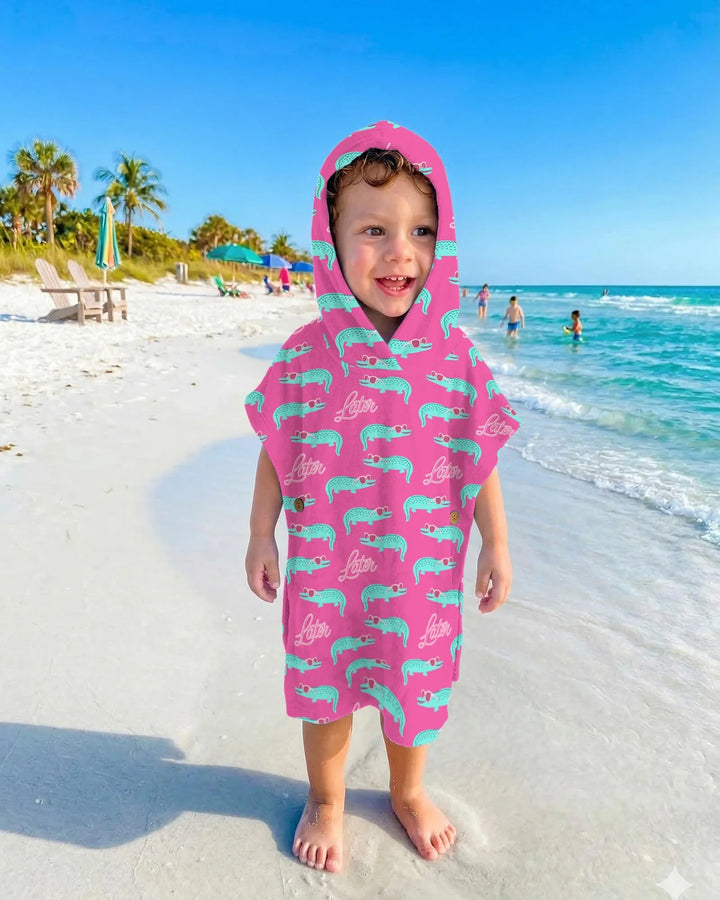 Later Gator Bamboo Swim Poncho