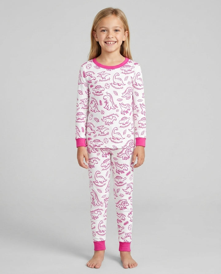 Template Bamboo Two Piece Long Sleeve Pyjamas Set
