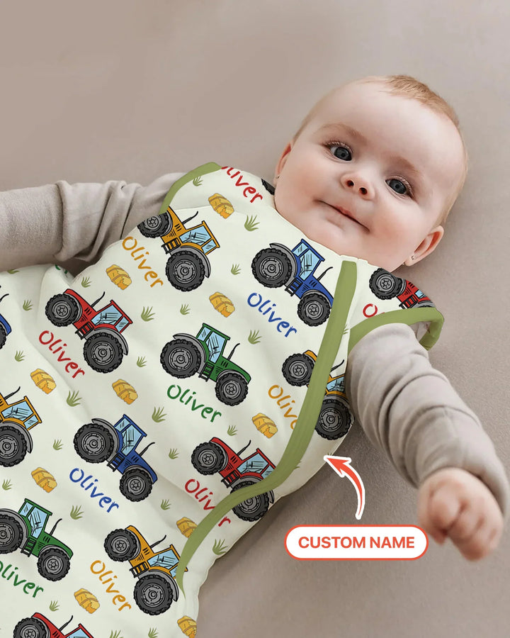 Custom Name A Little Dirt Never Hurt Bamboo Sleep Bag