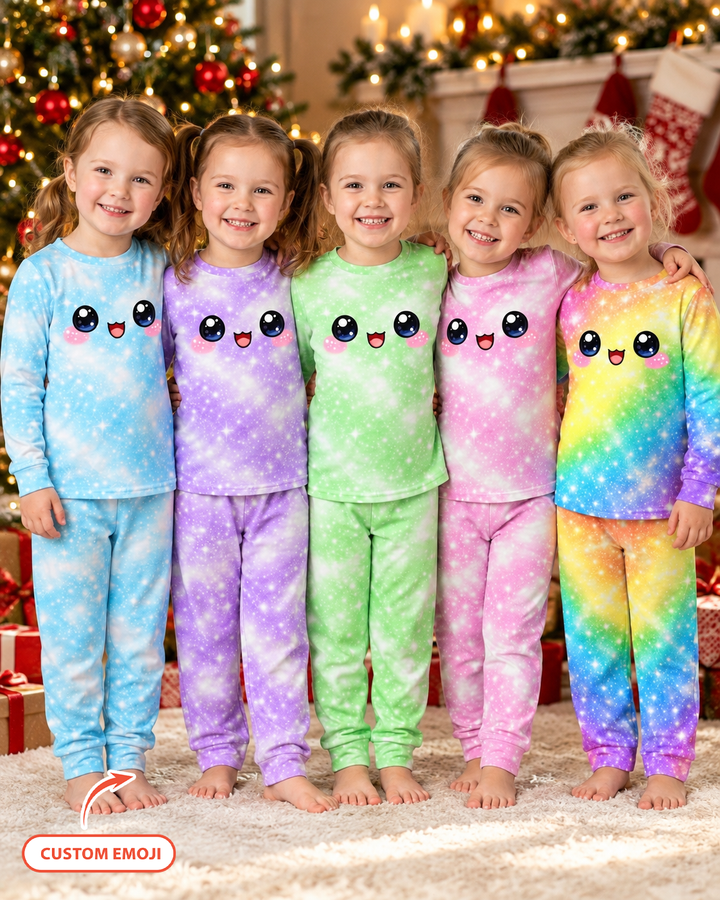 Cute Dumplings Emoji Gift For Squishy Hunter Bamboo Two Piece Long Sleeve Pajama Set