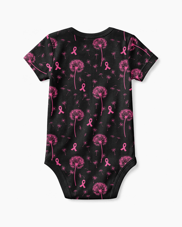 Dandelion Pink For Dad Bamboo Bodysuit