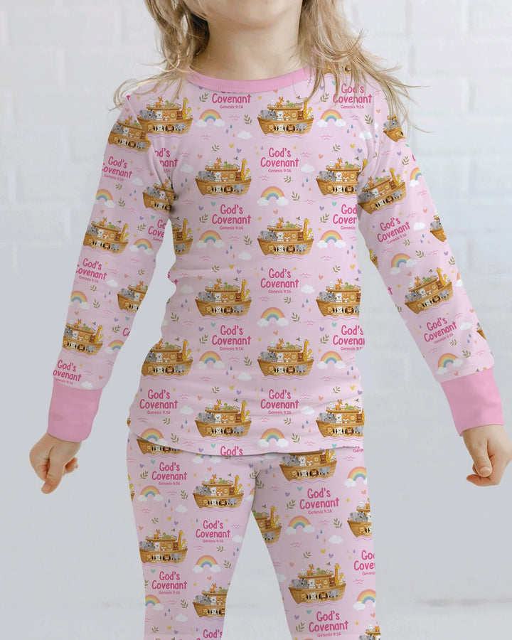 Template Bamboo Two Piece Long Sleeve Pyjamas Set
