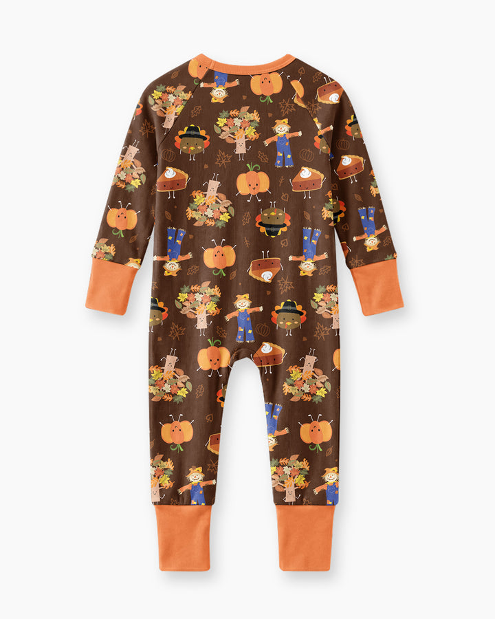 Thanksgiving Festive Bamboo Convertible Zippy