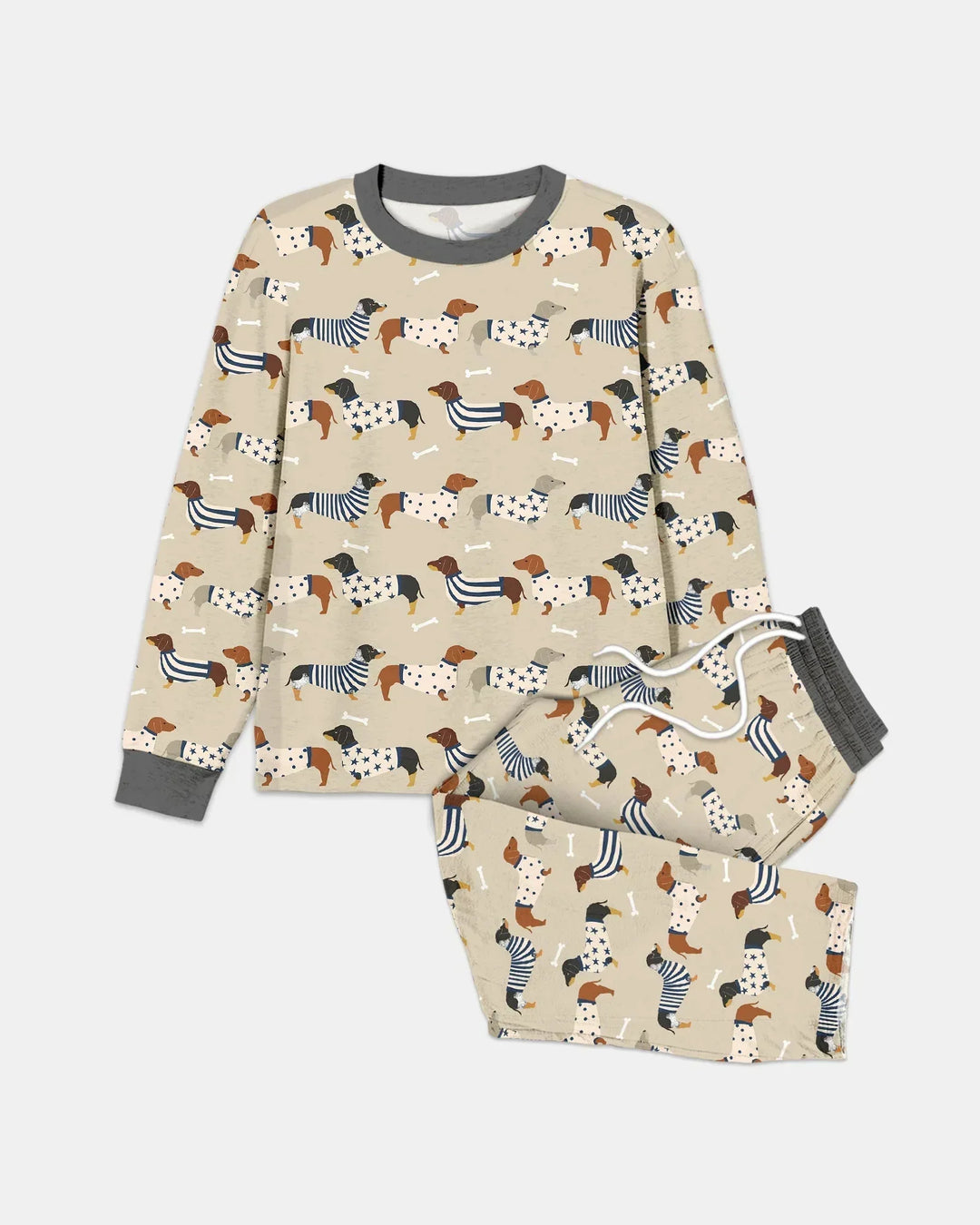 Cute Wieners Bamboo Men's Pajama Set