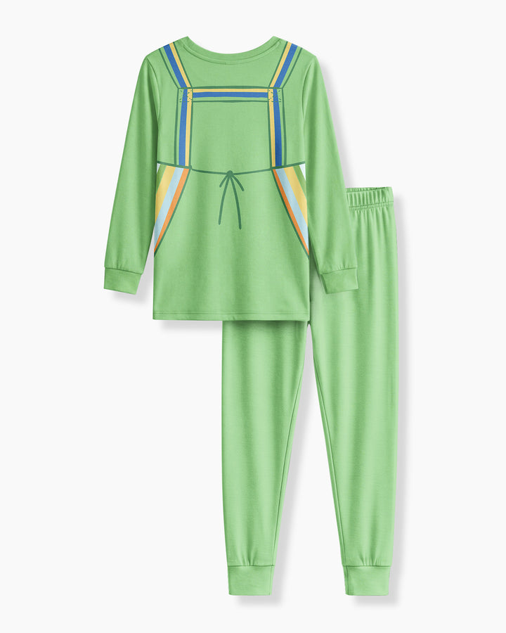 Template Bamboo Two Piece Long Sleeve Pyjamas Set