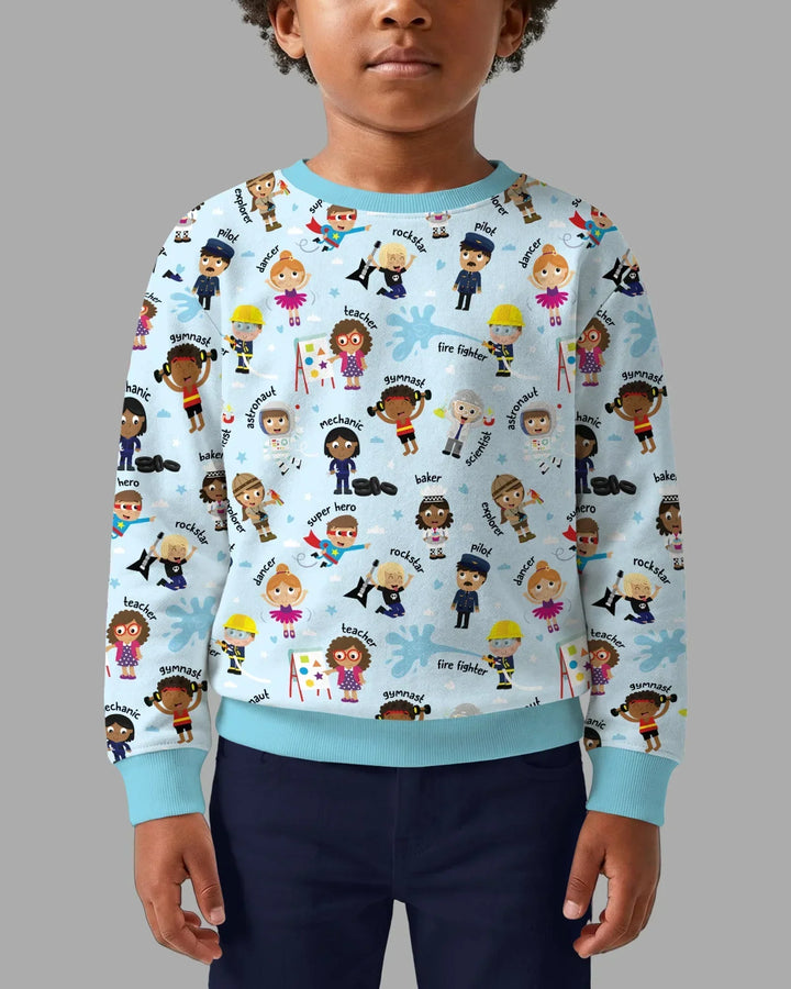 When I Grow Up Bamboo Crewneck Sweatshirt