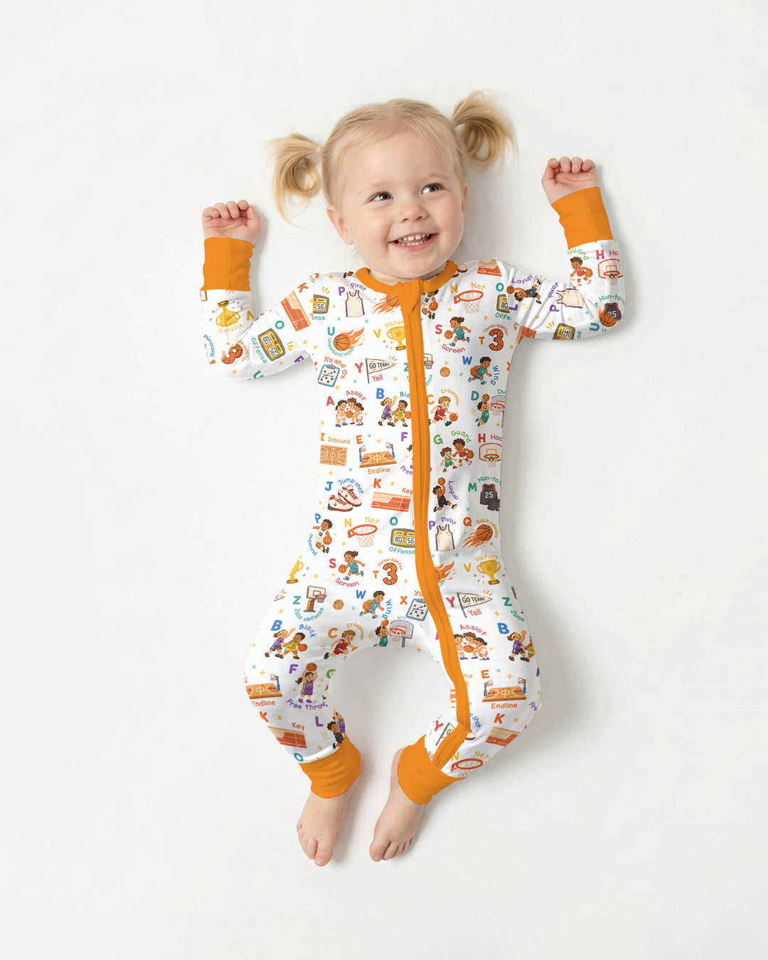 Basketball Alphabet Bamboo Convertible Zippy