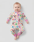 Sugar Skull Axolotl  Bamboo Convertible Zippy