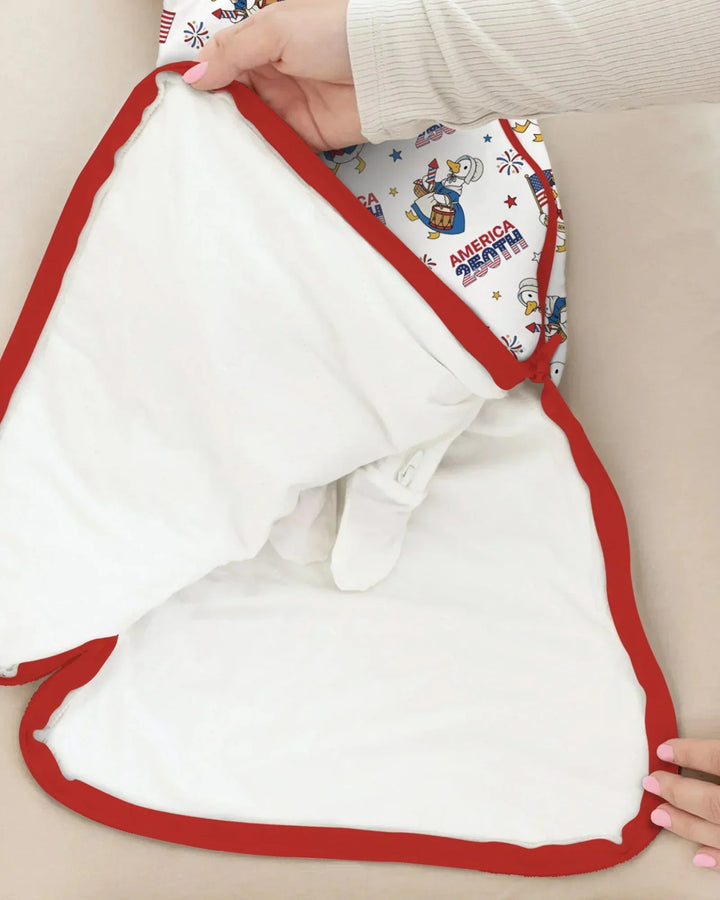 Patriotic Goose Celebrating 250 Years Bamboo Sleep Bag